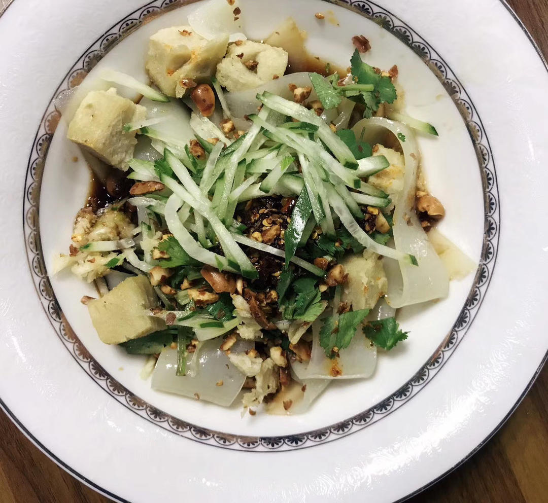 家庭版凉皮的做法