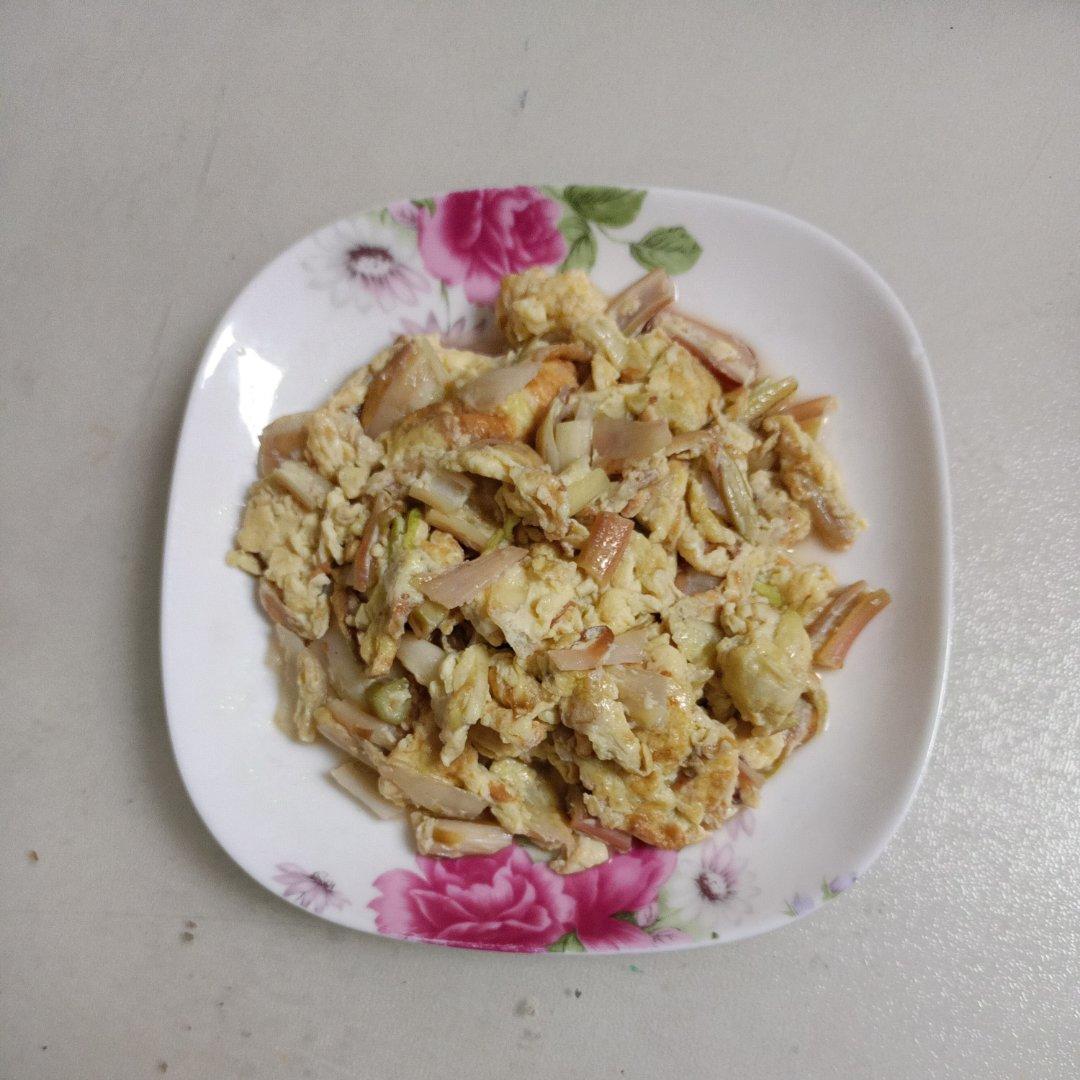 昙花炒鸡蛋