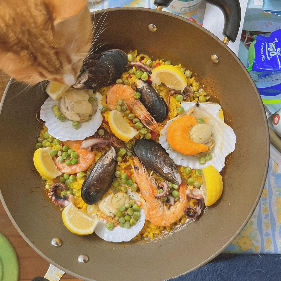 【曼食慢语】Seafood Paella 西班牙海鲜饭