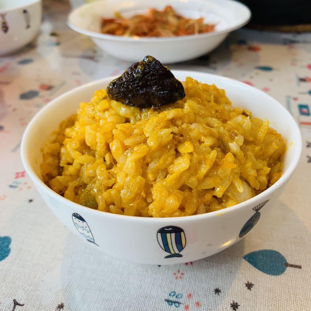 美味到不行的南瓜饭