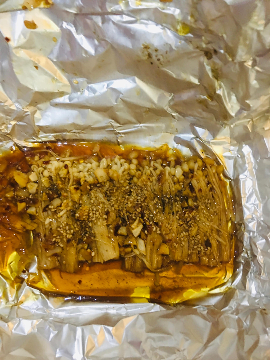 ㊙️制酱料❗️巨好吃烤金针菇！