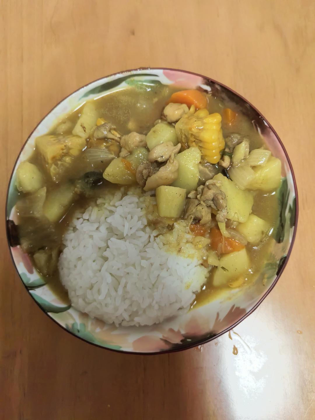咖喱鸡肉饭