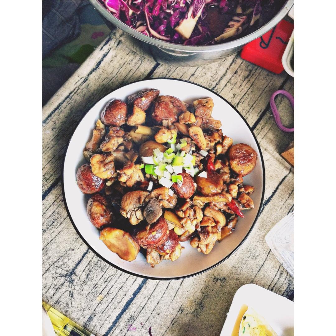 板栗烧鸡