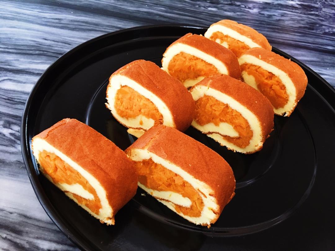 香芋紫薯蛋糕卷