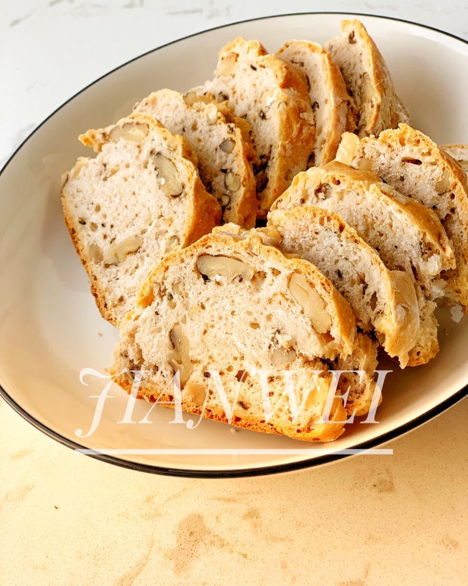 核桃优格苏打面包