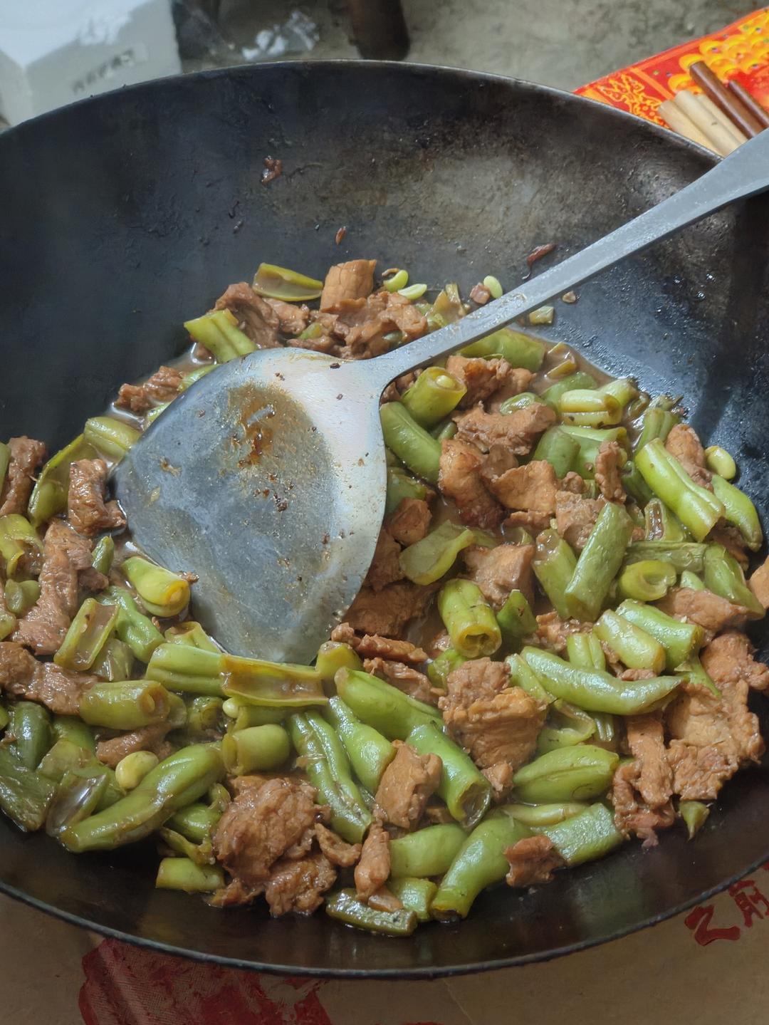 零厨艺的豆角炒肉