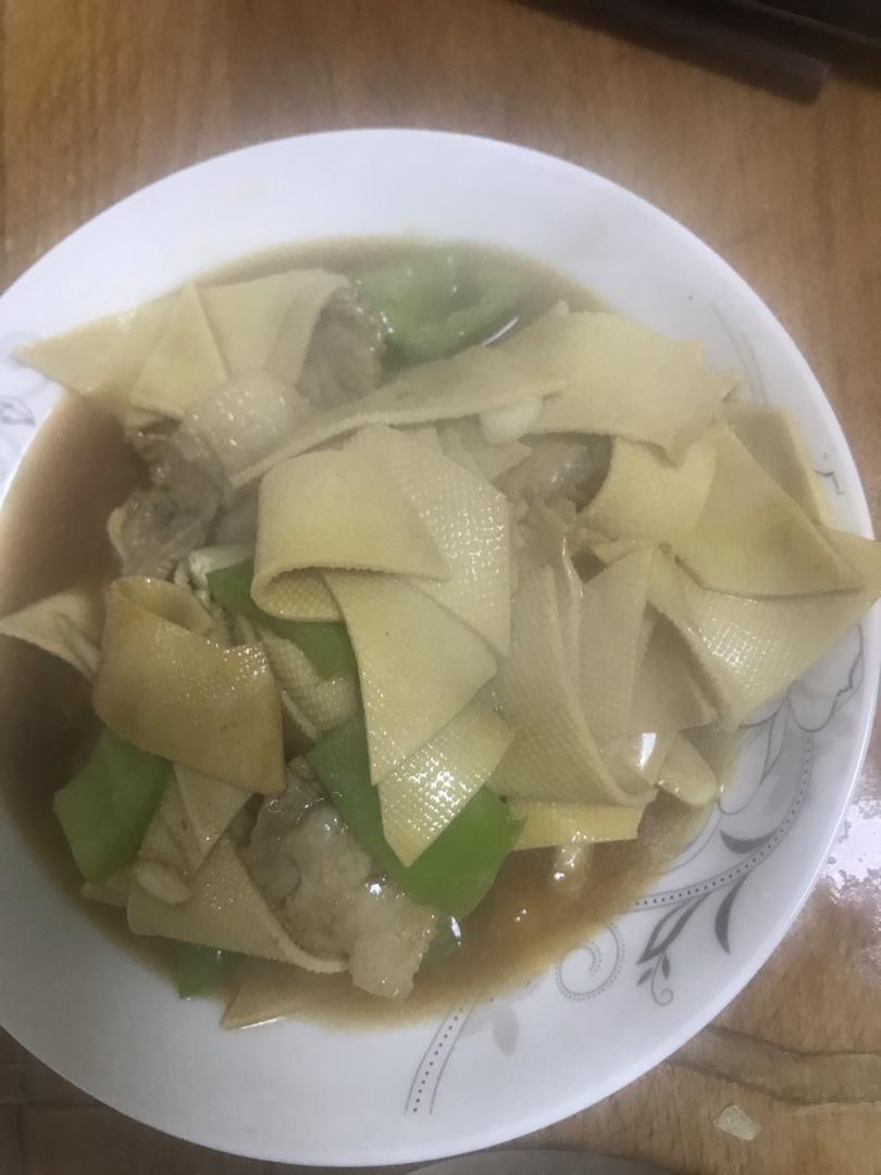 东北尖椒干豆腐