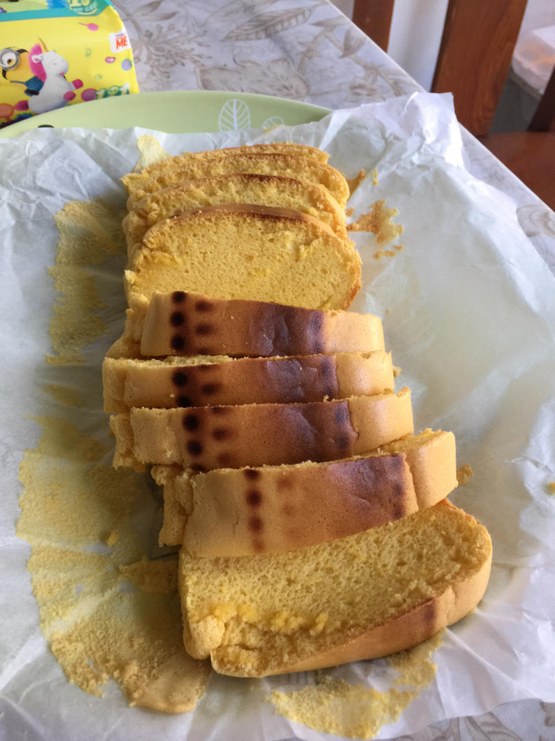 古早蛋糕 用6寸戚风模具 20克低糖版 新手零失败