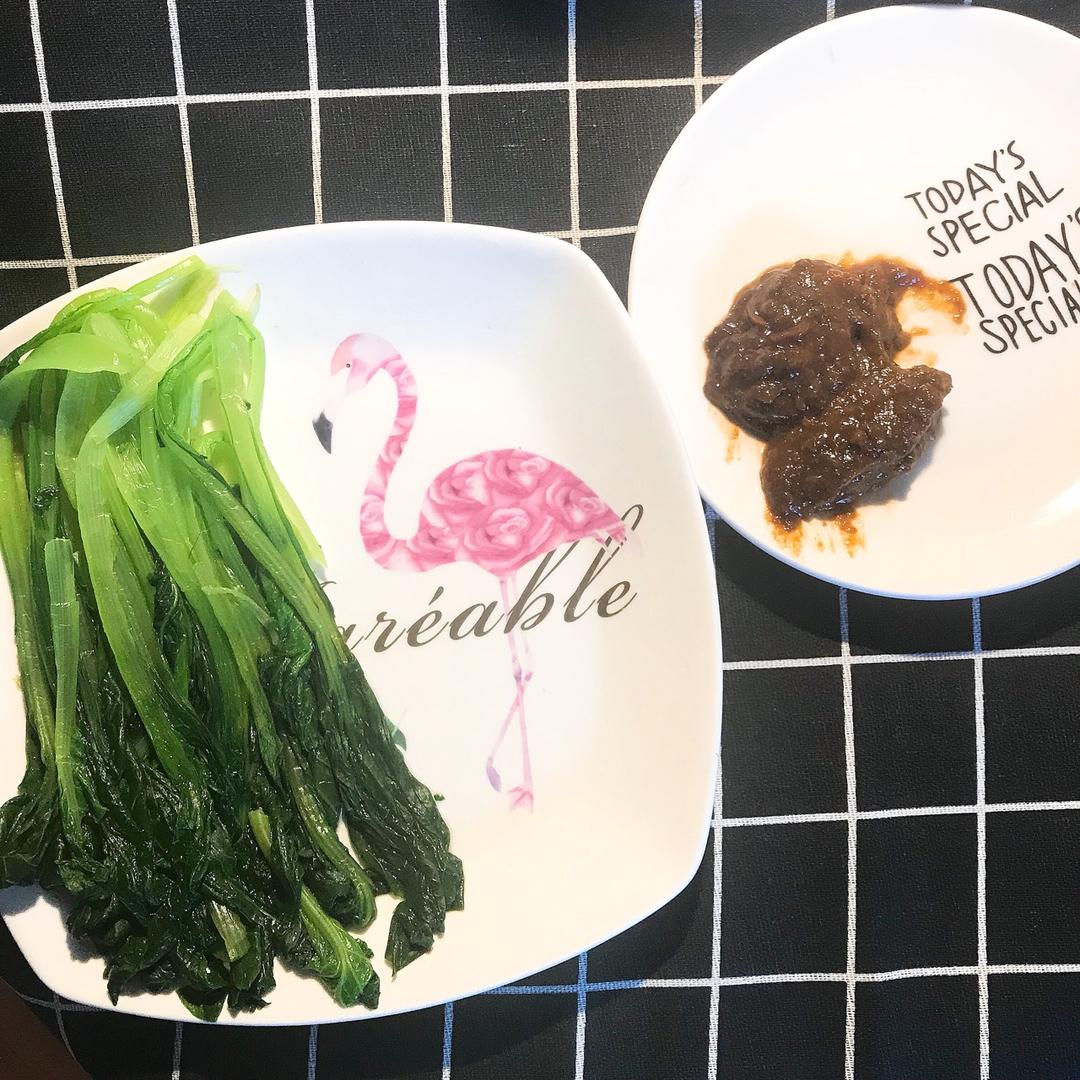 生菜蘸酱