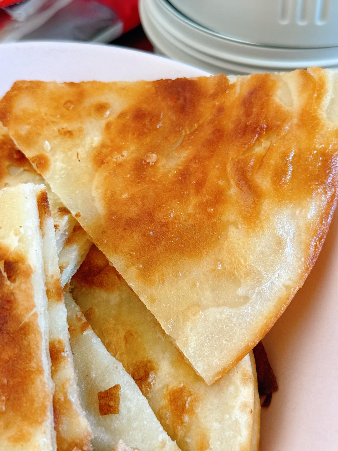 烙饼不硬的小窍门 掌握了你也能看出柔软多层凉了不硬的小油饼