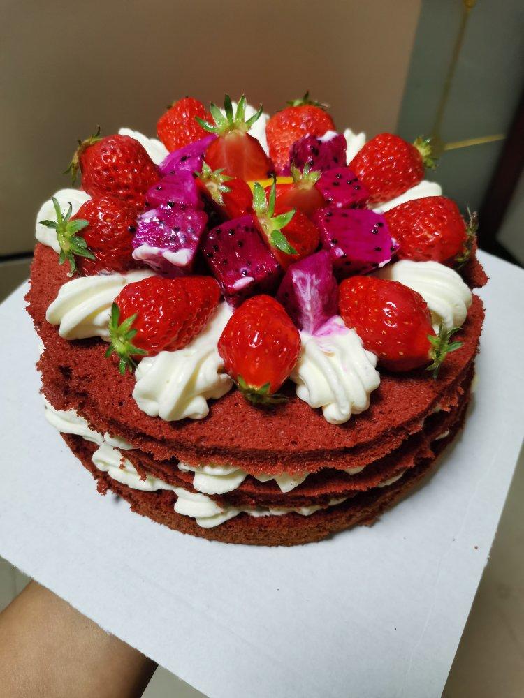 暖心红丝绒蛋糕［6寸绵软戚风版 ］