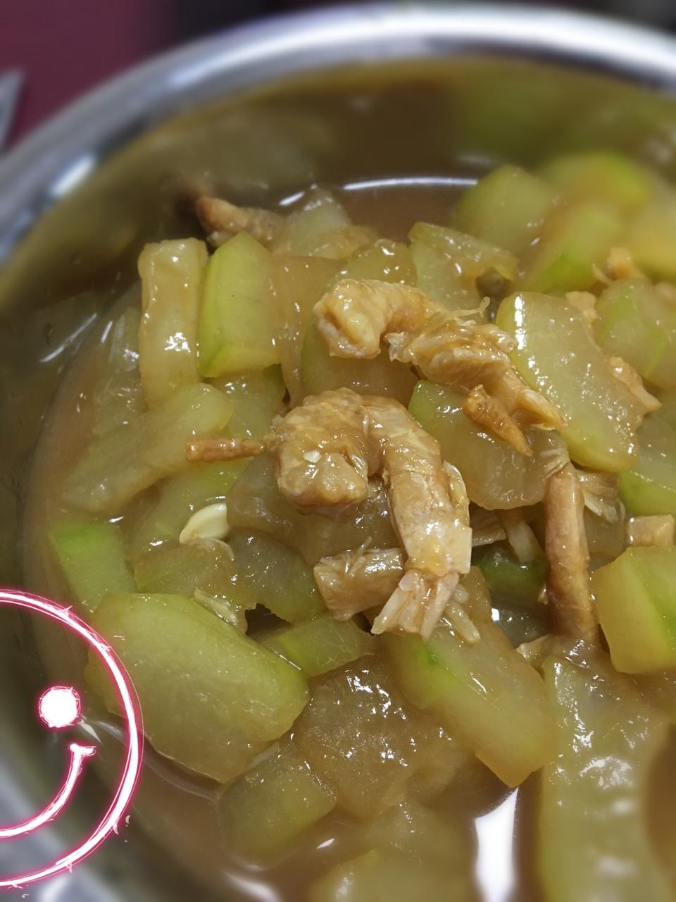 虾干蚝油焖冬瓜