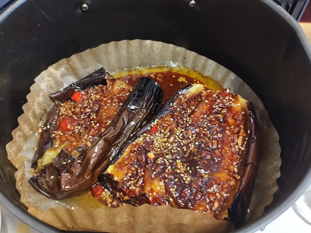 【空气炸锅】做出烧烤摊扬名立万的烤茄子！