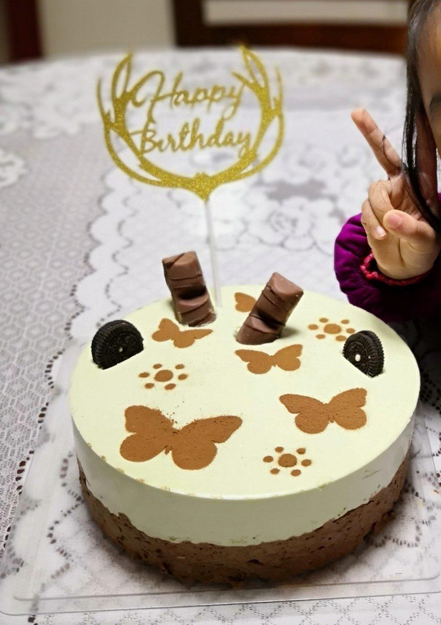 巧克力抹茶慕斯蛋糕