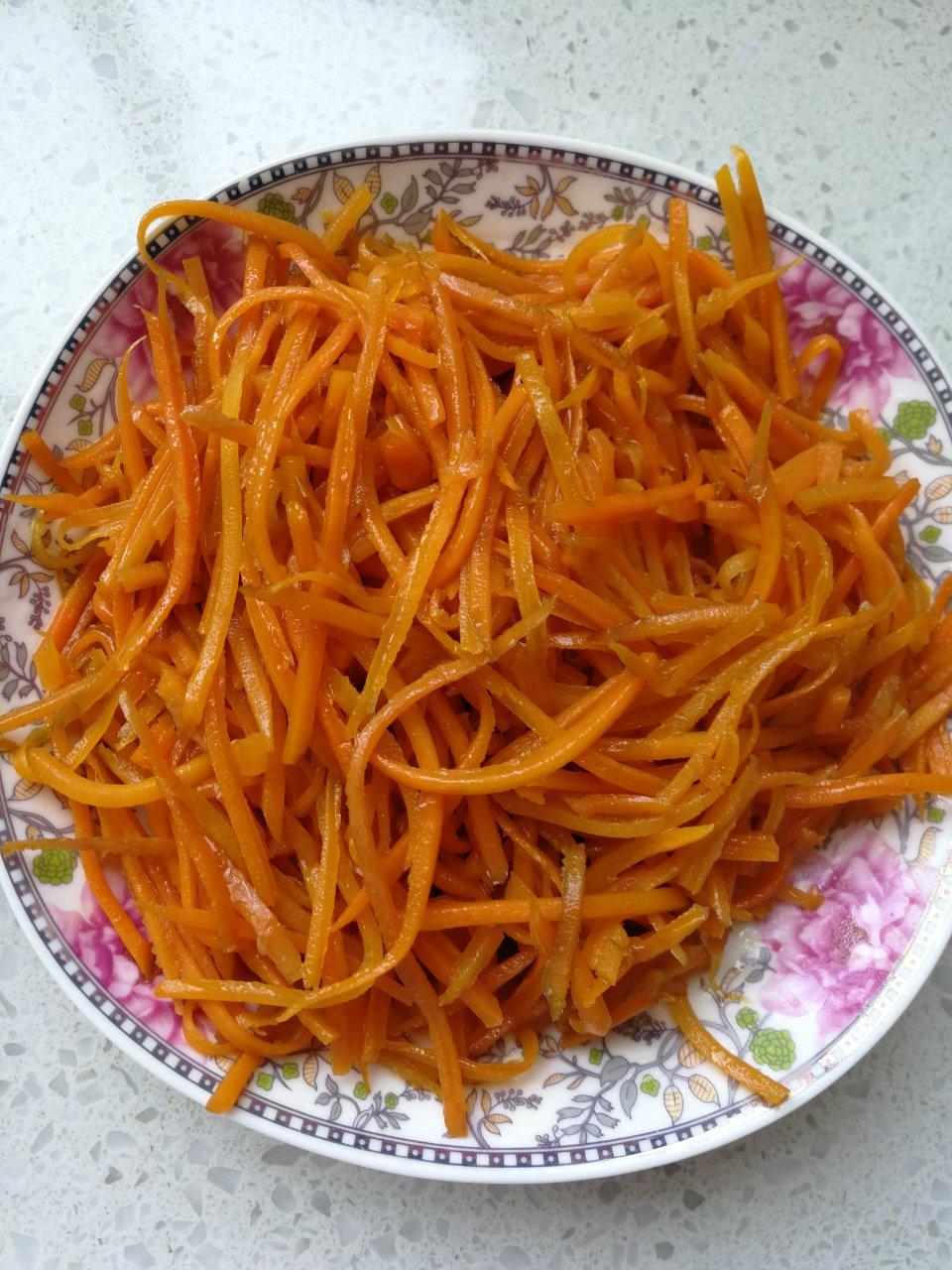 清炒胡萝卜