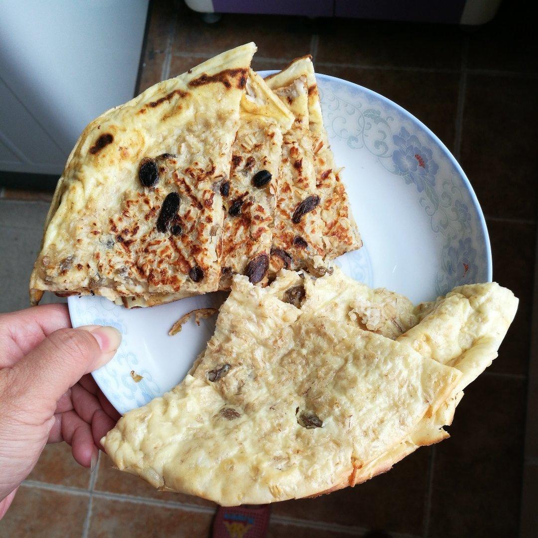 燕麦鸡蛋饼~快手早餐