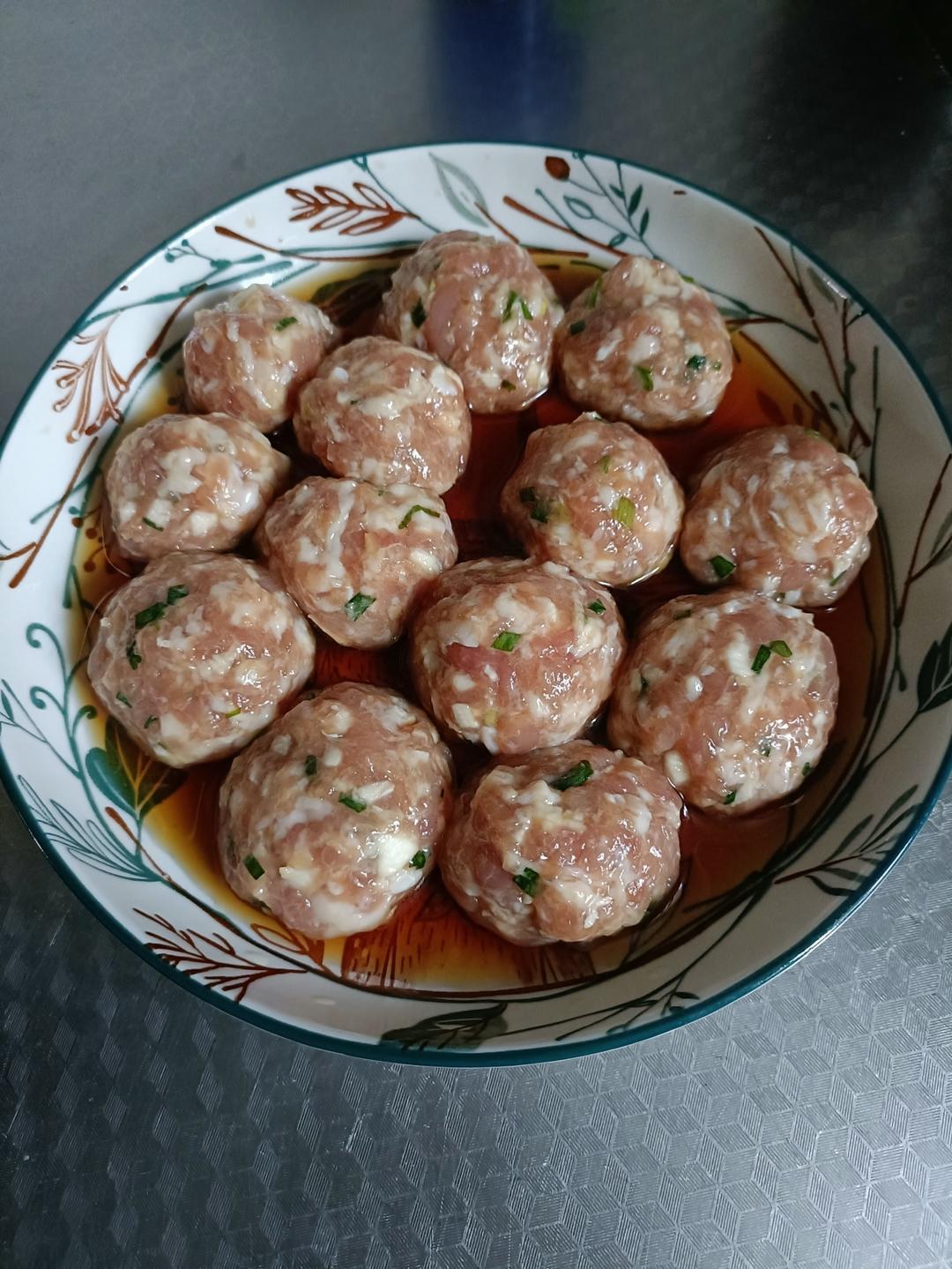 清蒸山药肉丸（宝宝辅食）