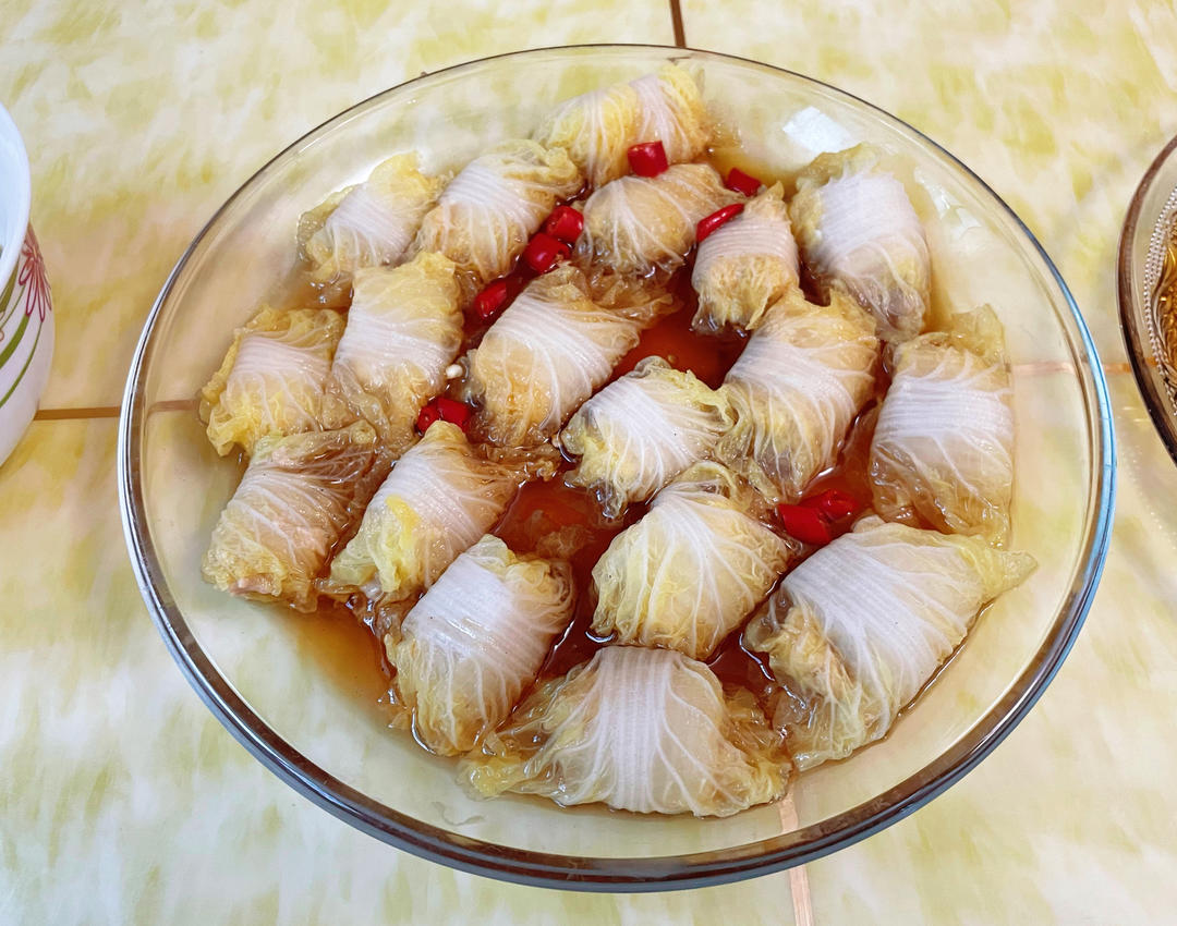 白菜鸡胸肉卷