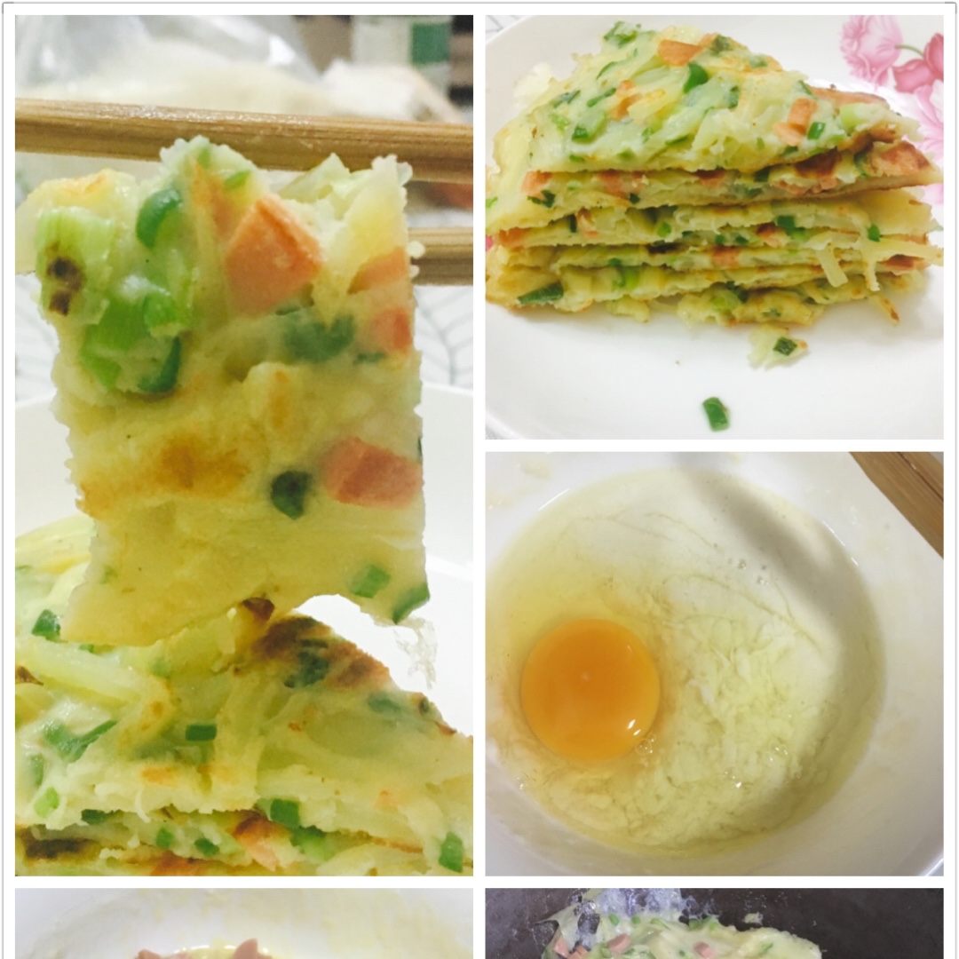 土豆鸡蛋饼