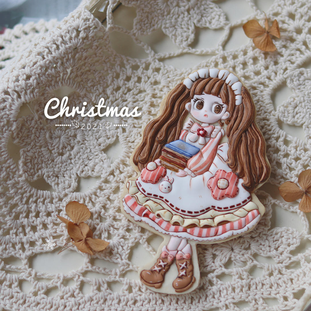 糖霜饼干制作の填充步骤