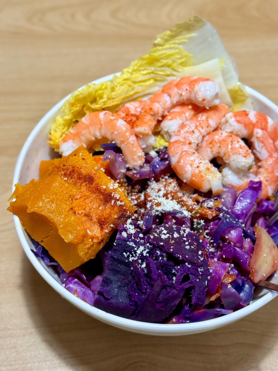 超开胃凉拌紫甘蓝
