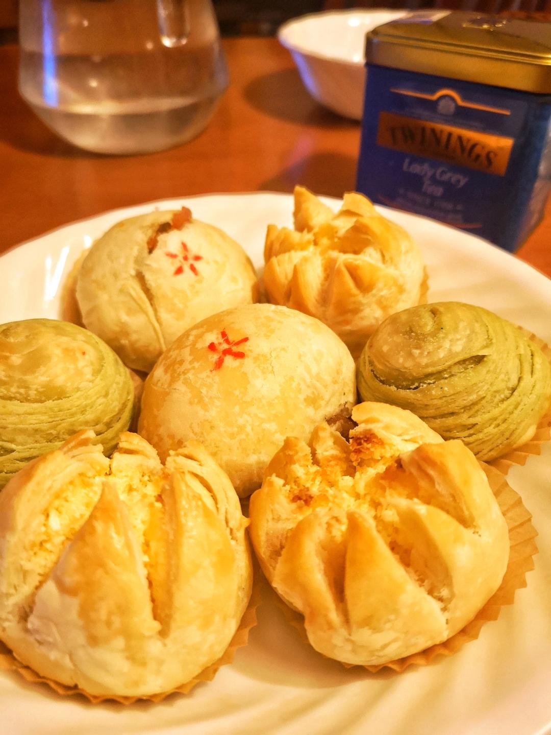 【巨详细】菊花酥、桃花酥、紫荆花酥、四叶草酥❀原来你是这样的中式酥皮