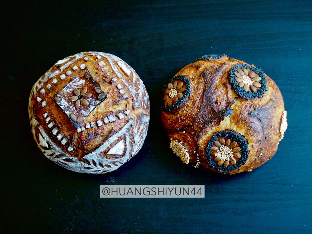 全麦蔓越莓软式欧包（免揉）