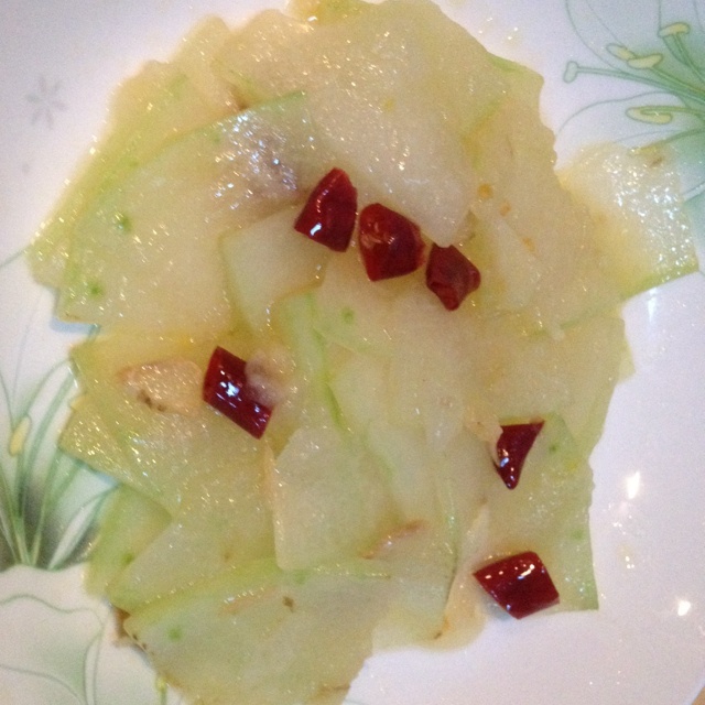 素炒冬瓜