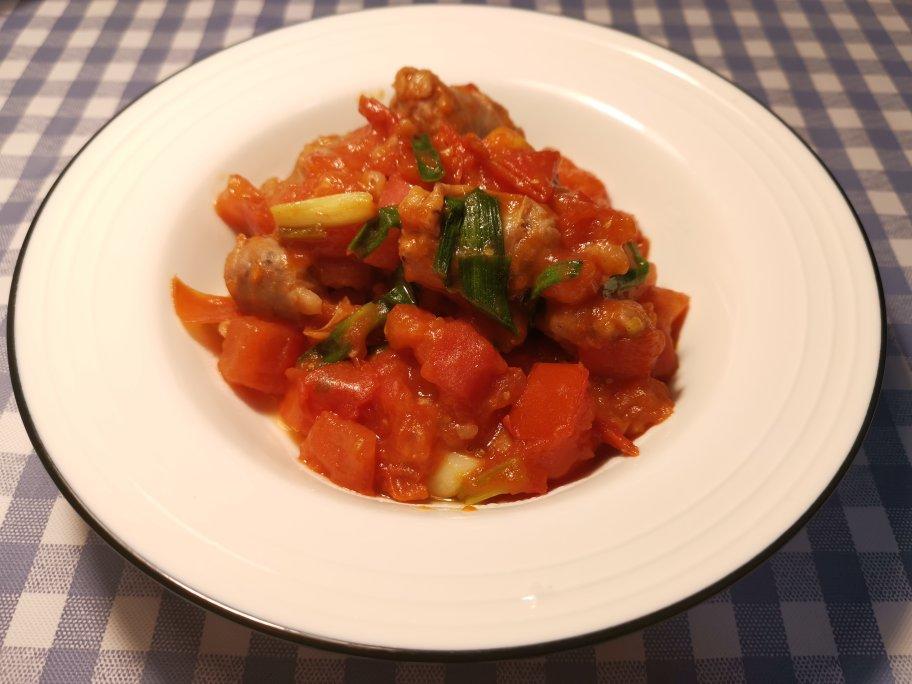 青蒜炒西红柿🍅