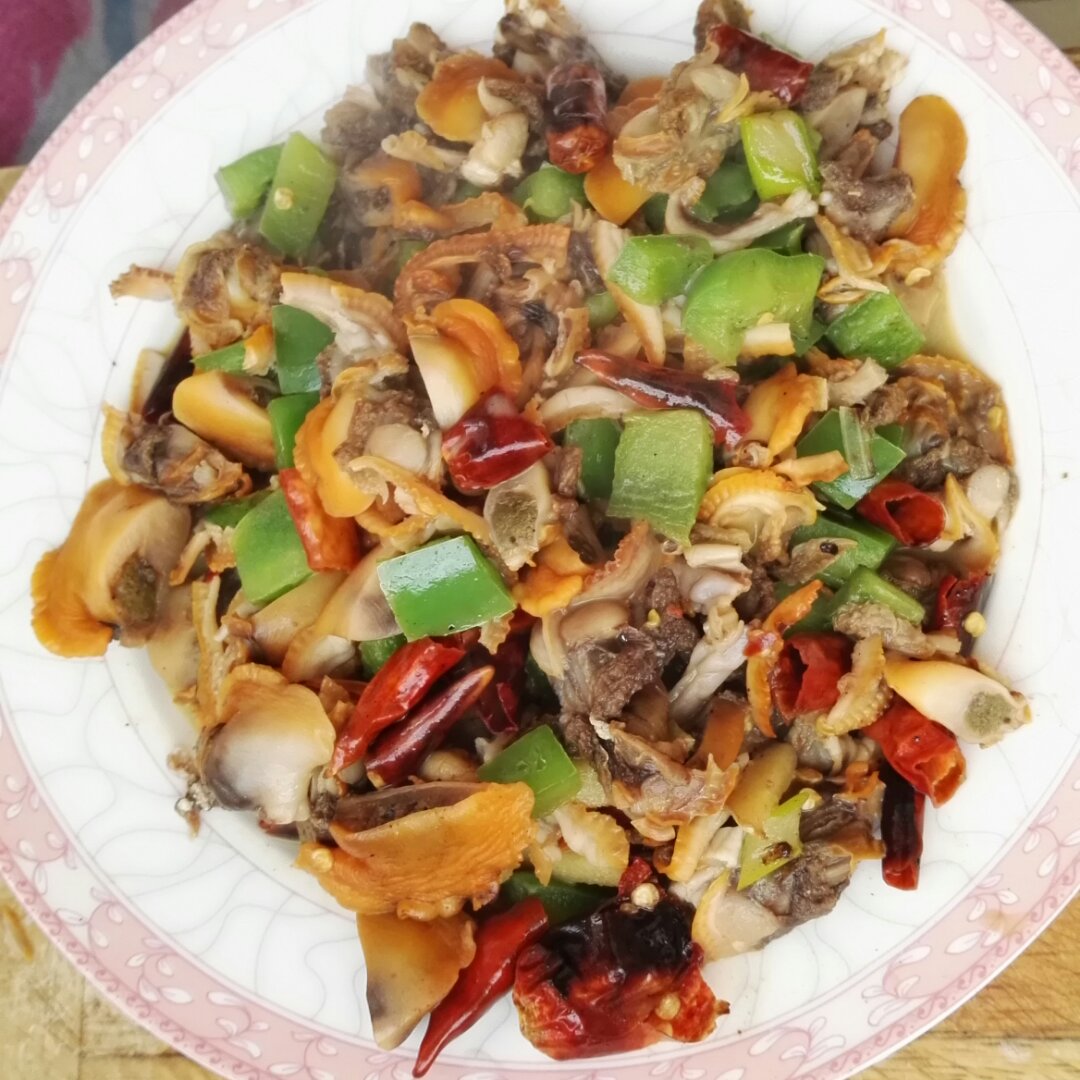 男人不醉做的辣炒蛤蜊肉
