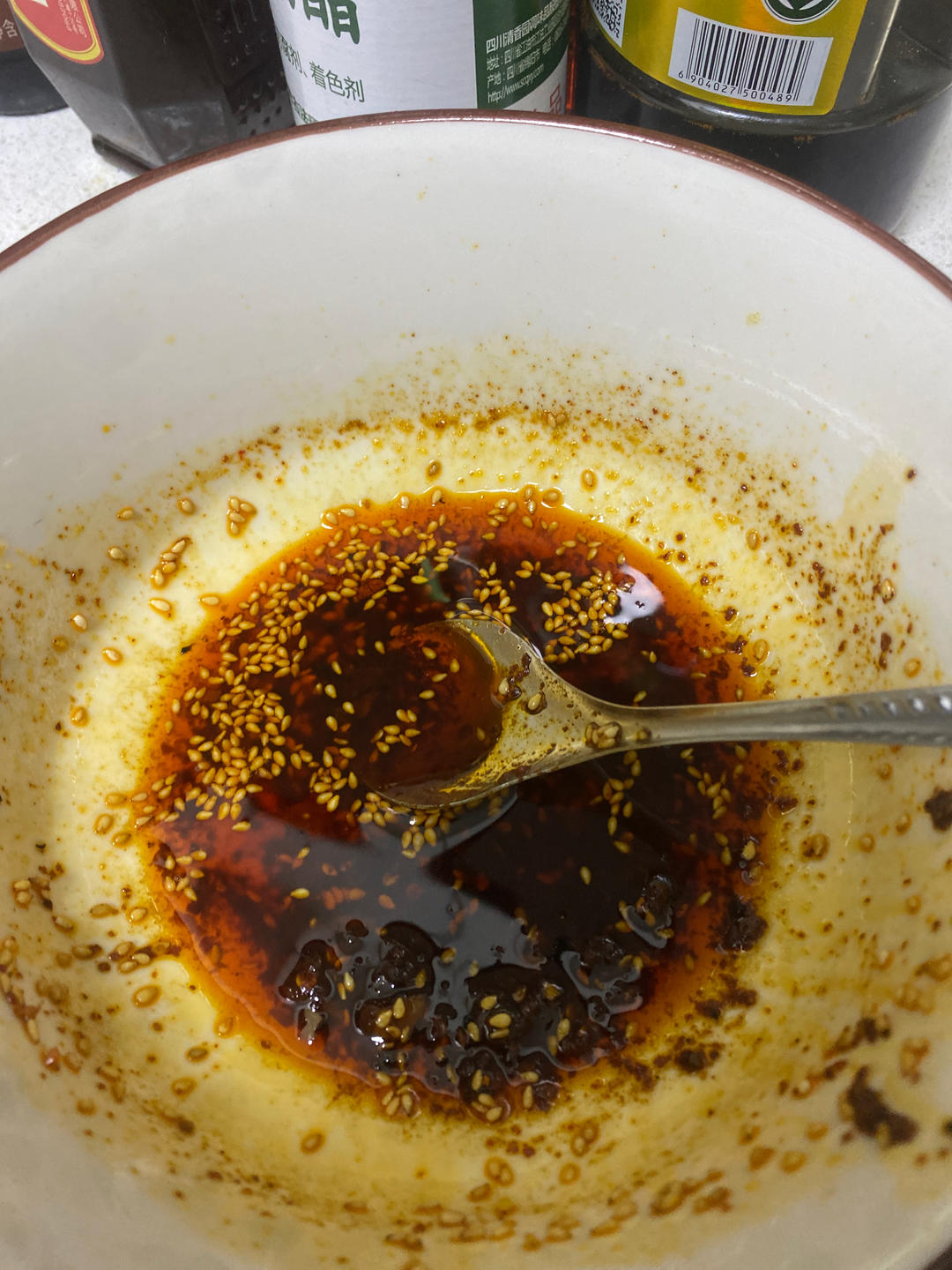 红油干拌大馄饨