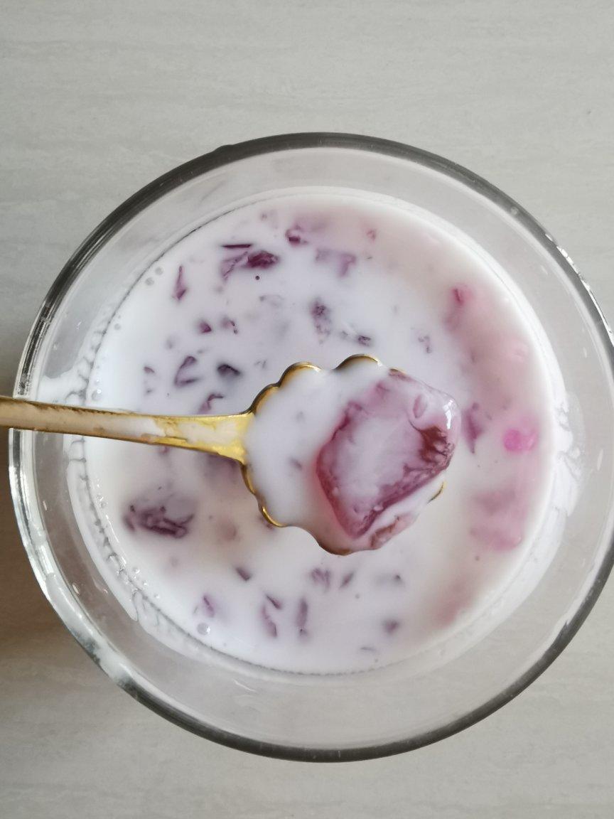 多肉葡萄冻撞奶🍇-「简单做法」0失败