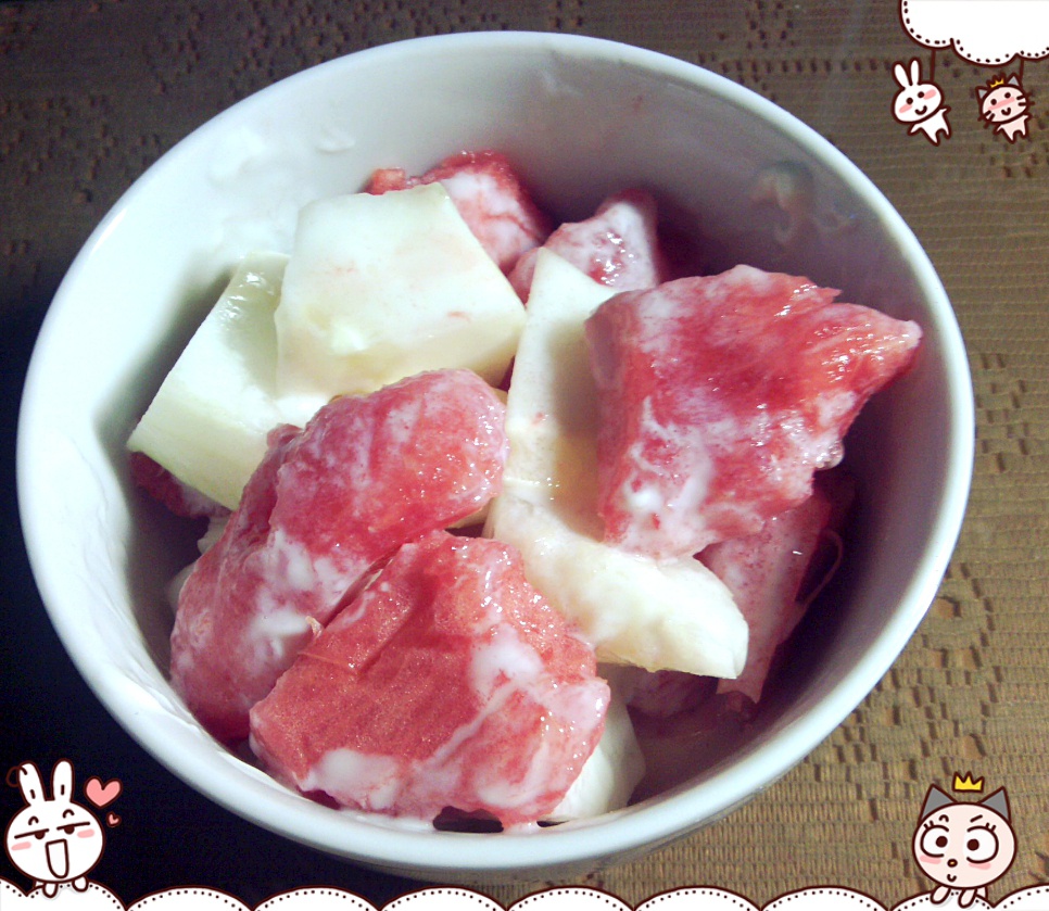 西瓜酸奶
