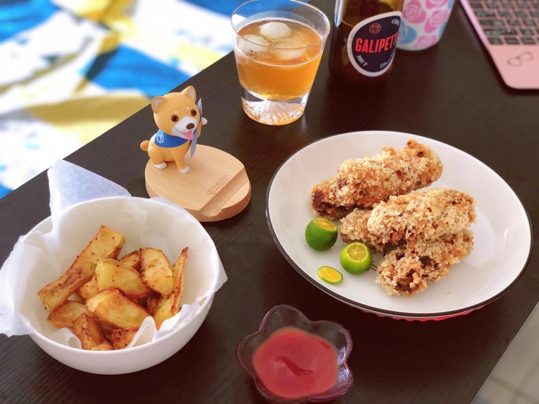 烤土豆、烤薯角