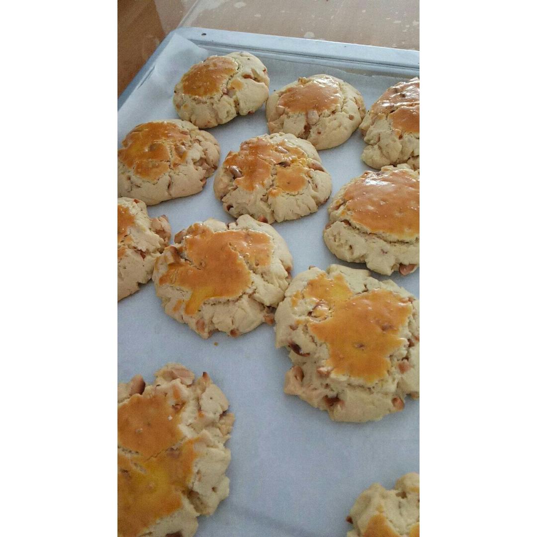 超级好吃的花生酥饼（橄榄油版）