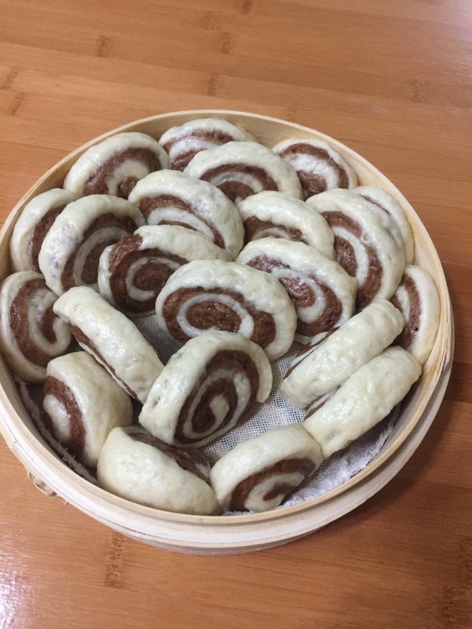 双色刀切馒头
