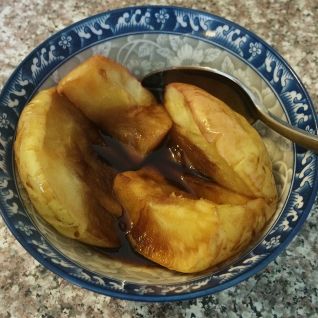 快手红糖苹果(微波炉版)