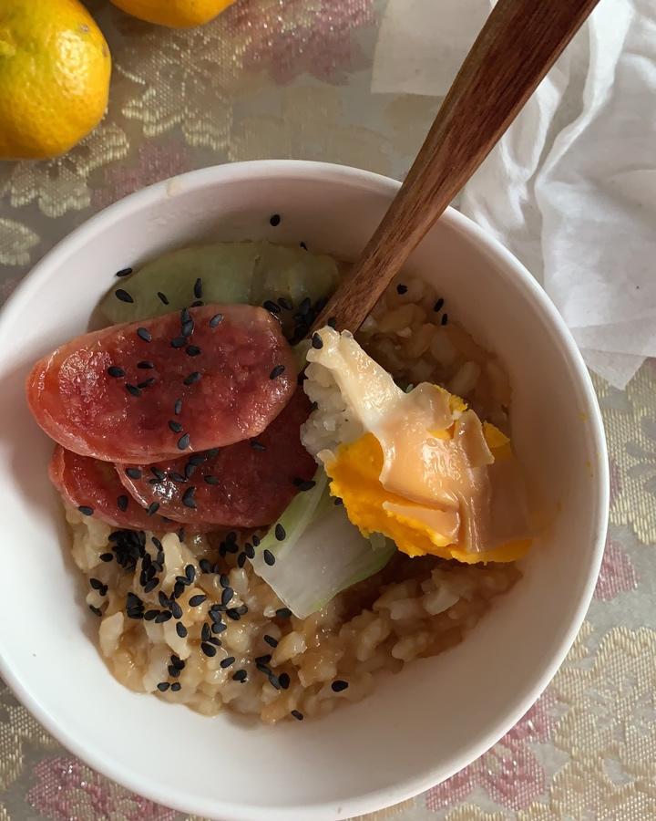 香喷喷的🍲腊肠煲仔饭（砂锅版）超简单神速