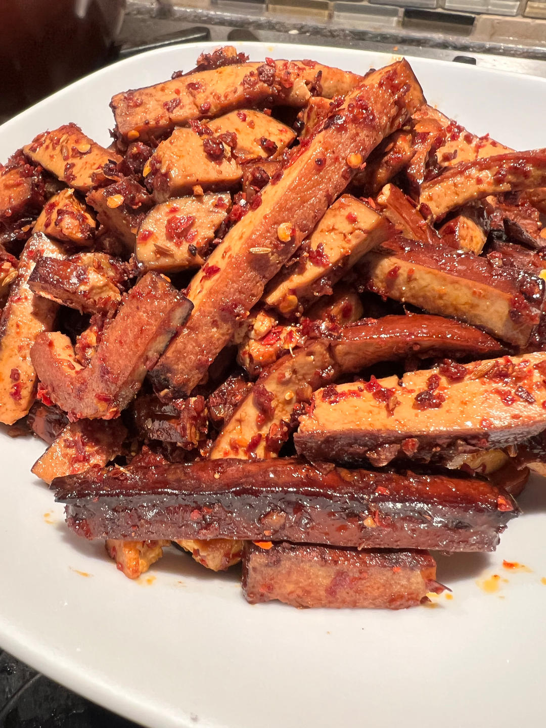 下饭佐酒野餐零食佳品—香辣豆腐干
