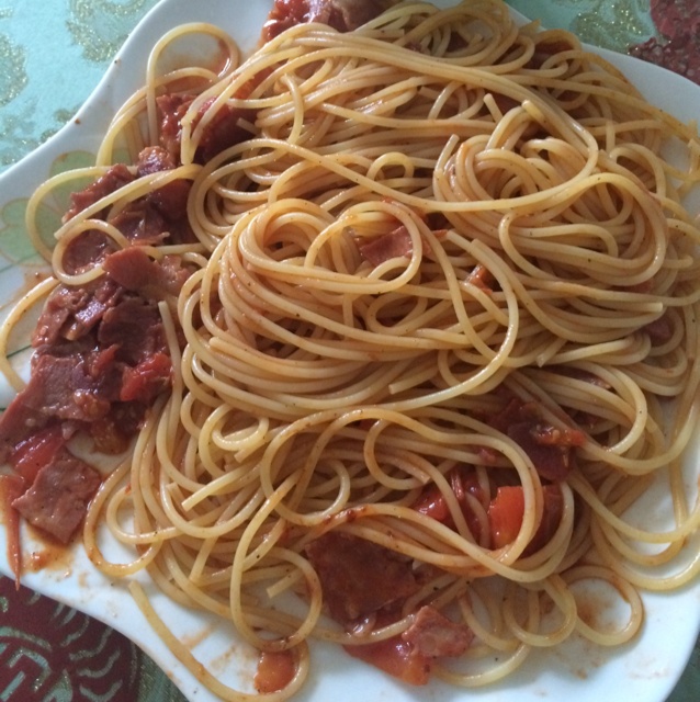 培根番茄意大利面