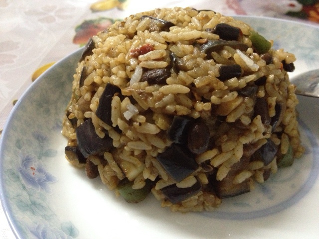 茄子炒饭