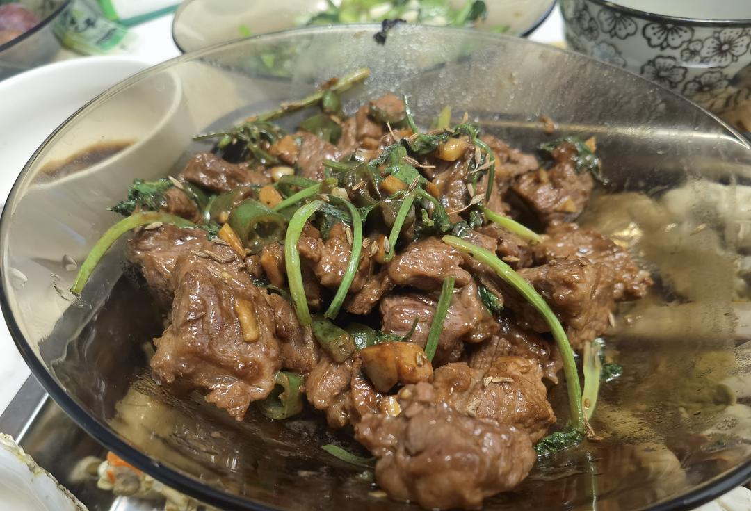 小炒黄牛肉，肉嫩味香！太好吃了简直是米饭杀手！