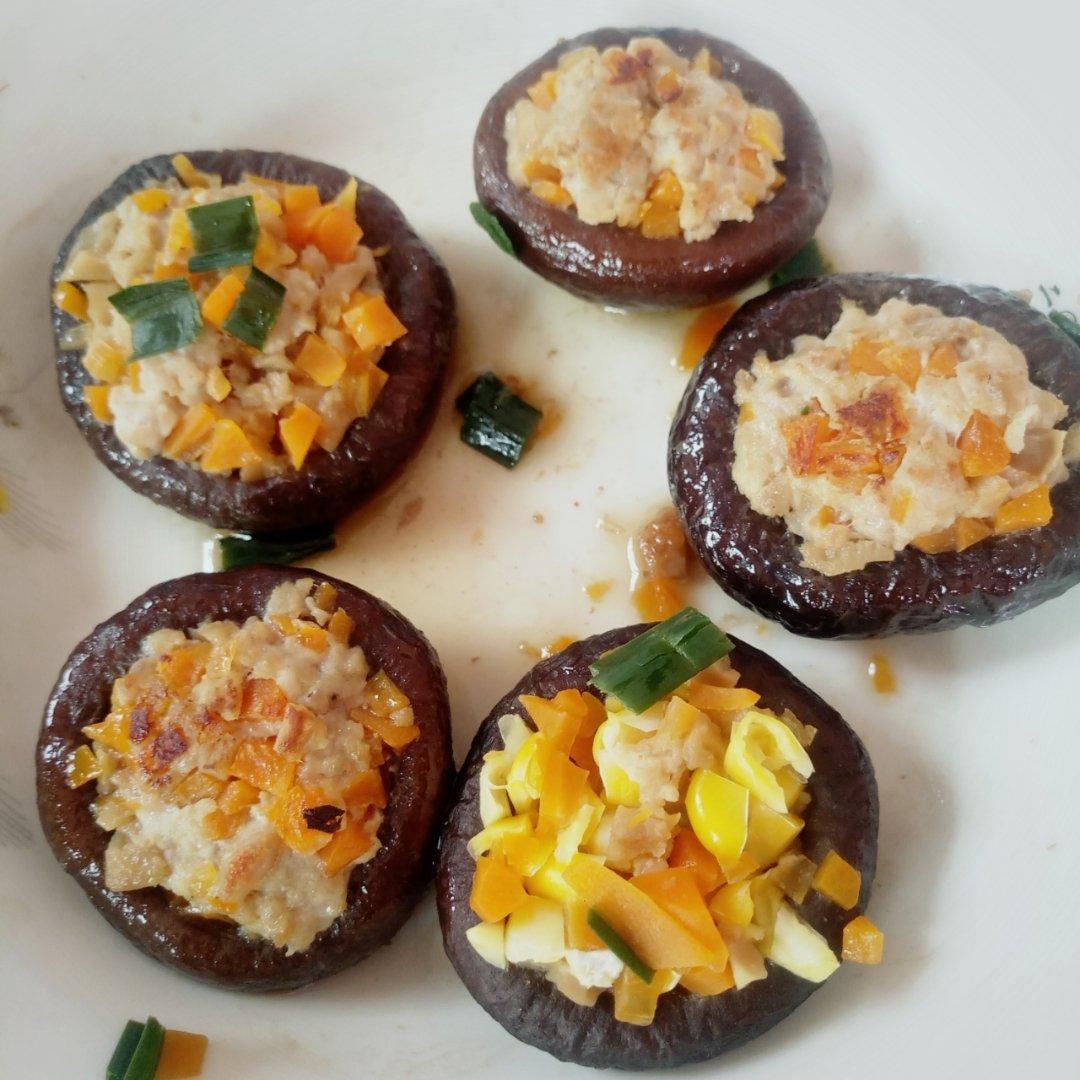 豆腐肉末酿香菇