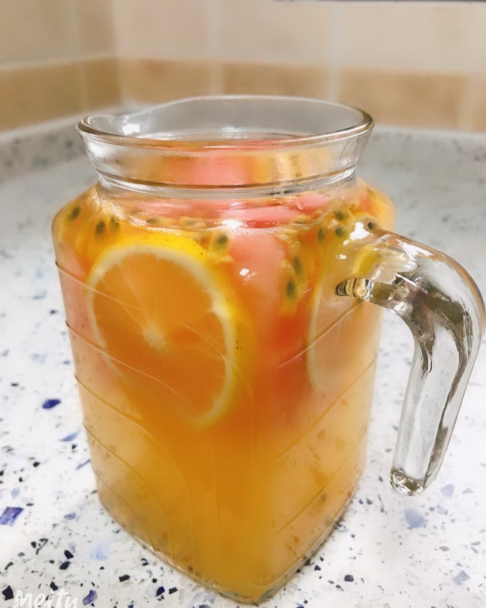 N种自制水果茶（百搭的蜂蜜柠檬百香果）