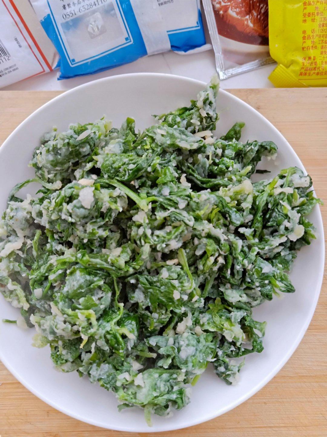 美味蒸芹菜叶子