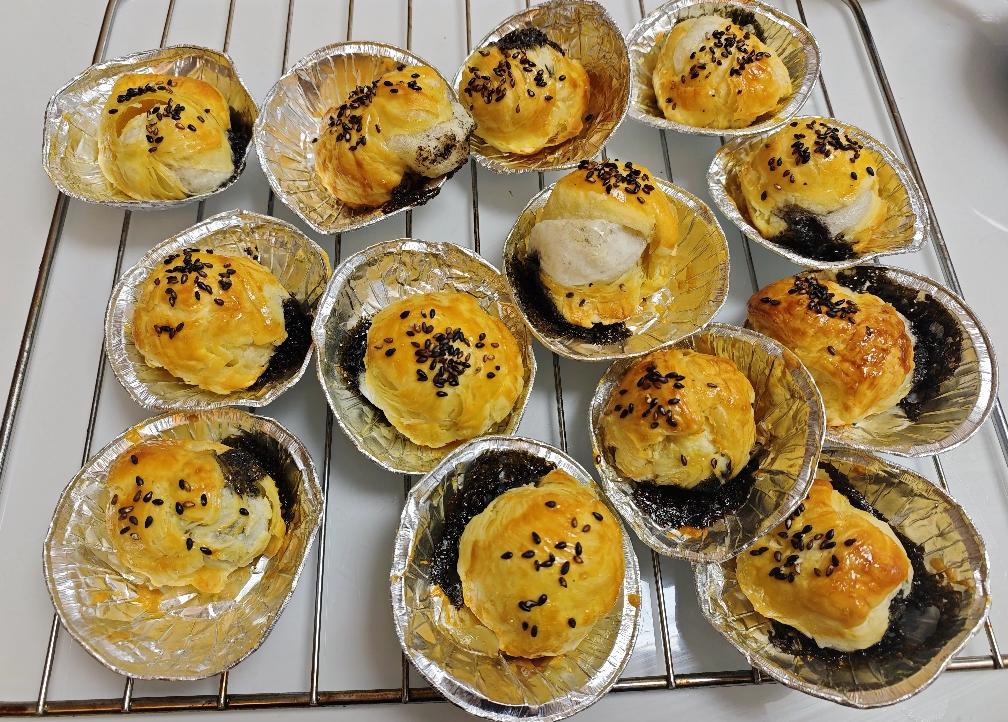 蛋挞皮+汤圆=完美汤圆酥