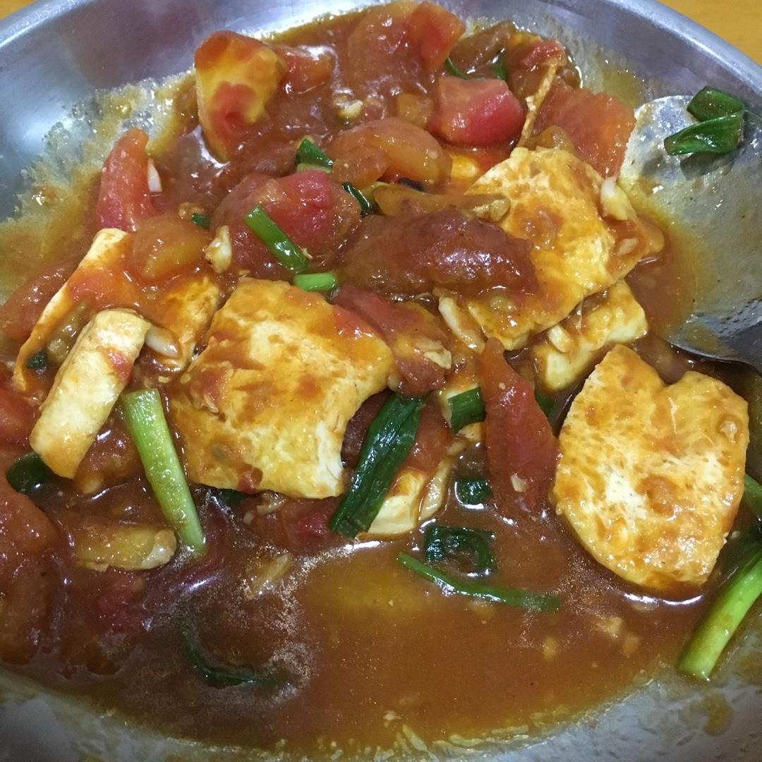西红柿烧豆腐