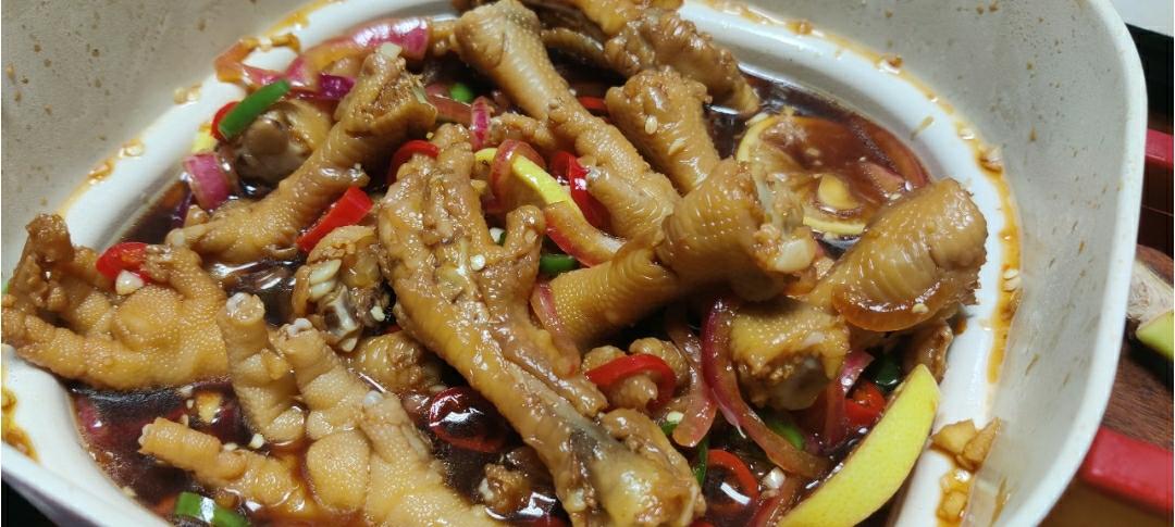 【柠檬酸辣鸡爪】自制超级无敌美味的网红鸡爪
