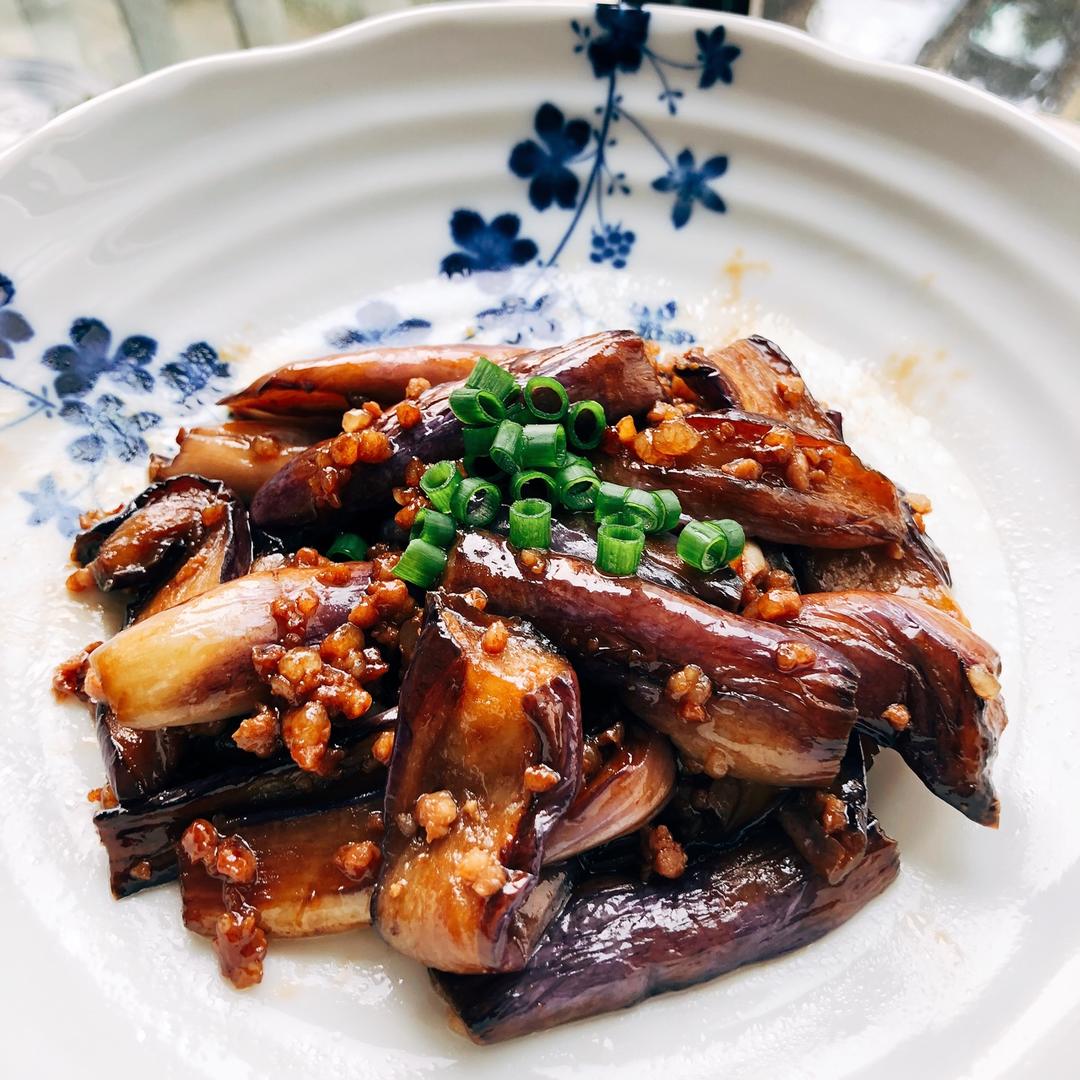 红烧肉沫茄子