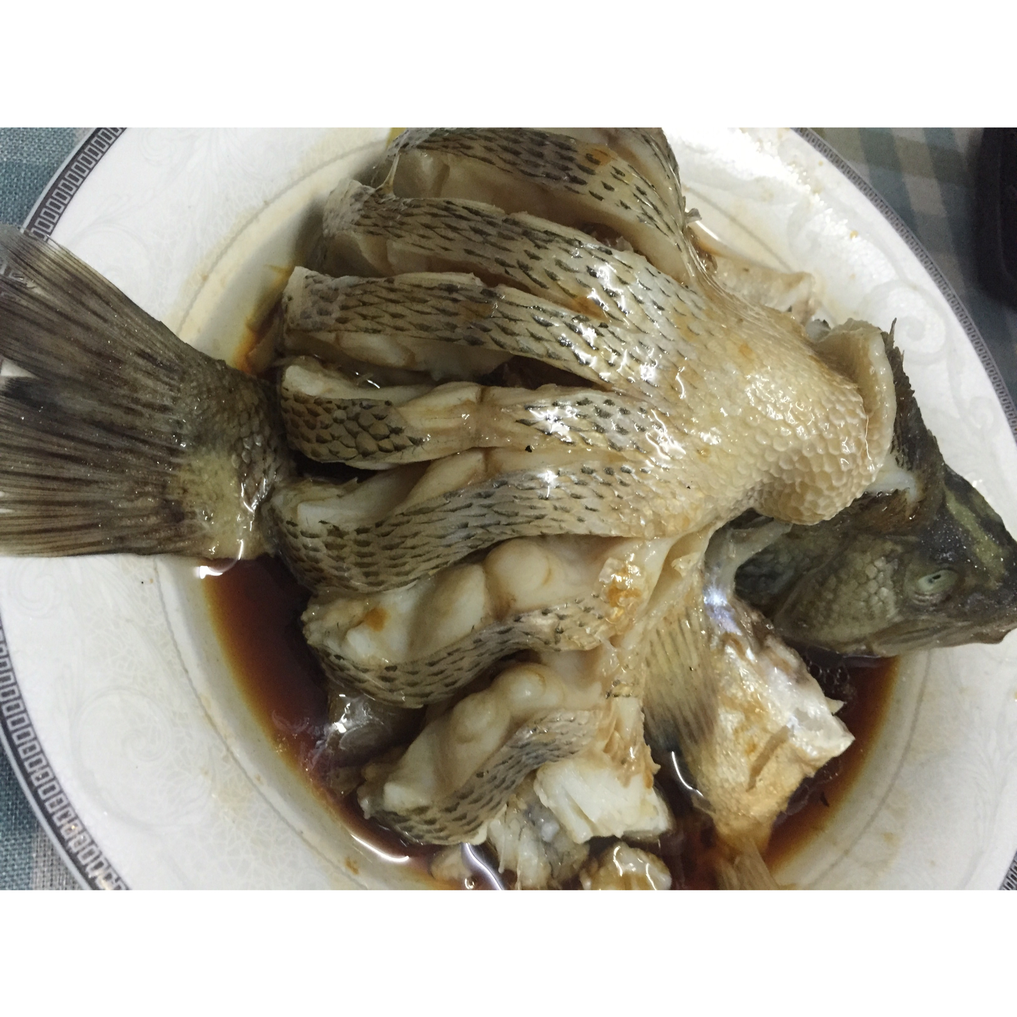 孔雀开屏清蒸鱼